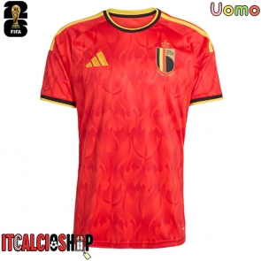 Belgio Prima Maglia Mondiali 2026 Manica Corta